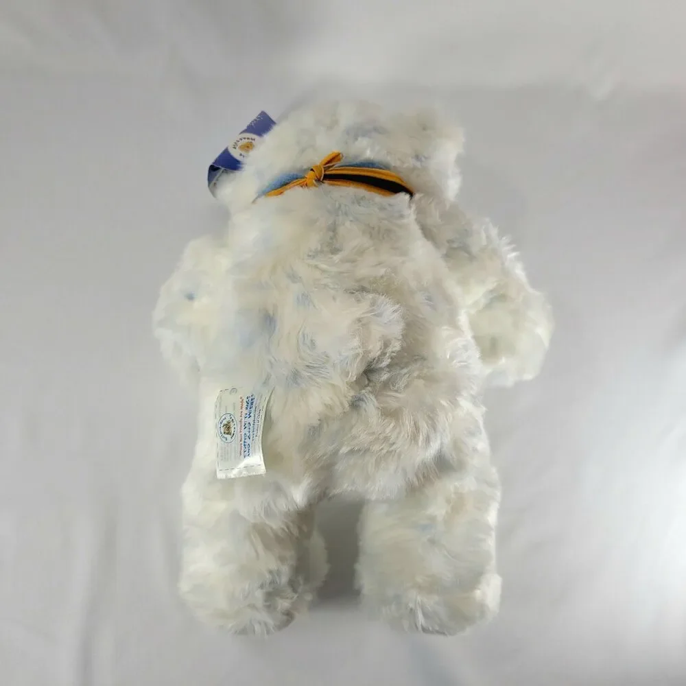 Build A Bear Cuddle Blue Teddy White Stuffed Animal Plush w/ Sabres Hockey Sport